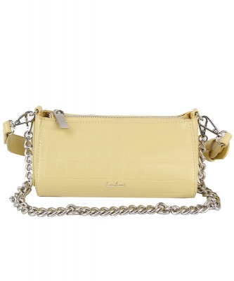 Erin Annie Croc Crossbody Bag EHU005 YELLOW